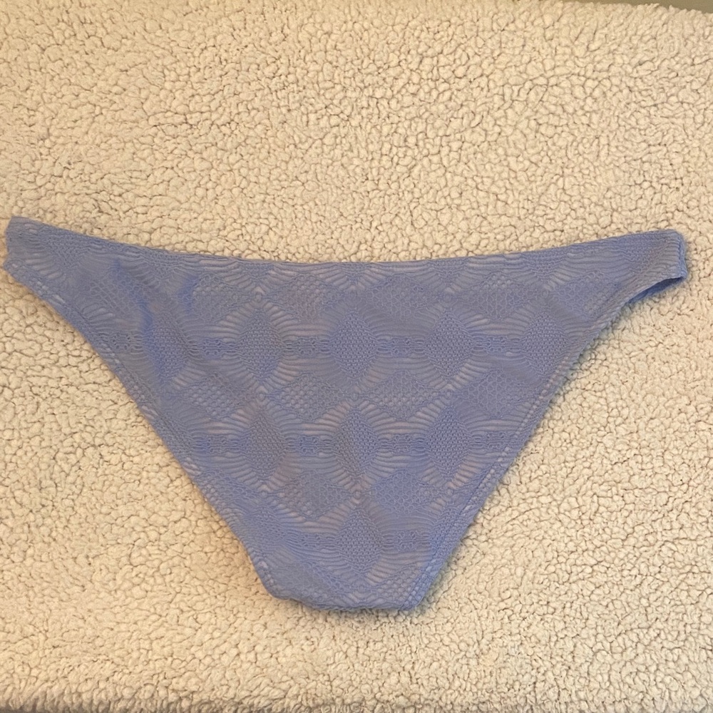 ASOS Periwinkle Textured Bikini Bottom - size 10 - Women's Swim